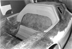 Tri-Magnum cockpit laid out in foam.
